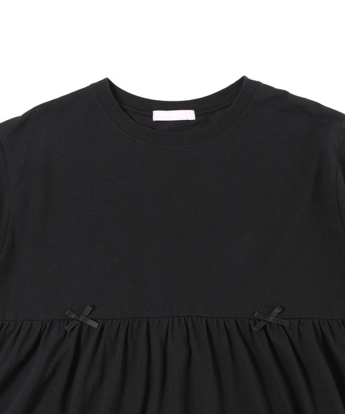 「WC」 半袖ワンピース FREE ブラック レディース_画像4