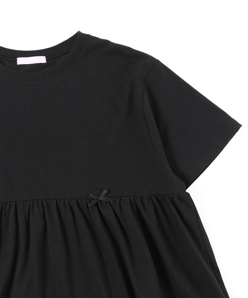 「WC」 半袖ワンピース FREE ブラック レディース_画像5