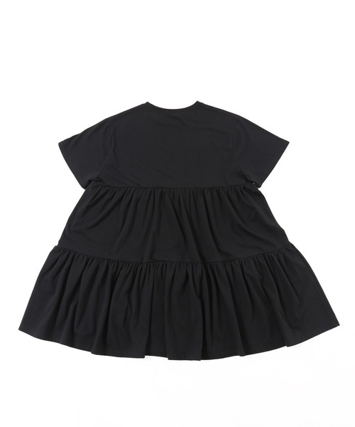 「WC」 半袖ワンピース FREE ブラック レディース_画像8