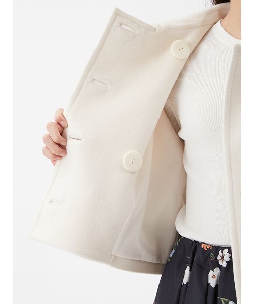 Mila Owen Pコート サイズS-M相当 Mila Owen（ミラオーウェン