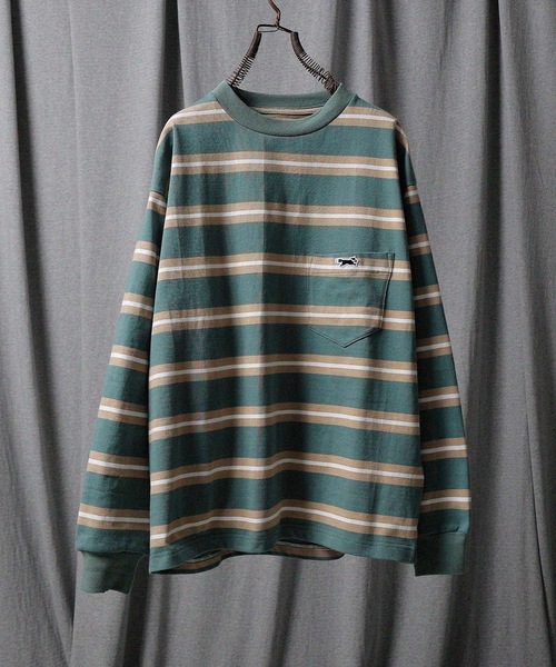 「n(n) BY NUMBER (N)INE」 「penney’s」長袖Tシャツ L グリーン メンズ_画像4