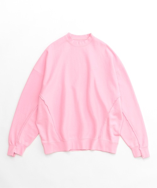 MAISON SPECIAL トレーナー FREEサイズ レッド MAISON SPECIAL（メゾンスペシャル） スウェットカットソー FREE