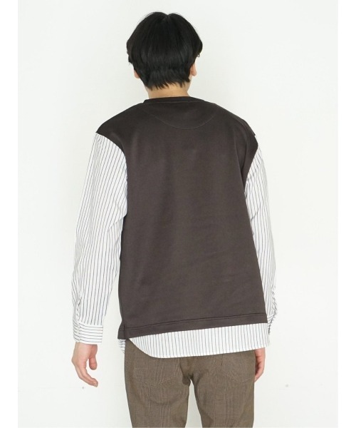 TAKA-Q（タカキュー） 長袖Tシャツ MEDIUM ブラウン メンズ : ZOZOTOWN
