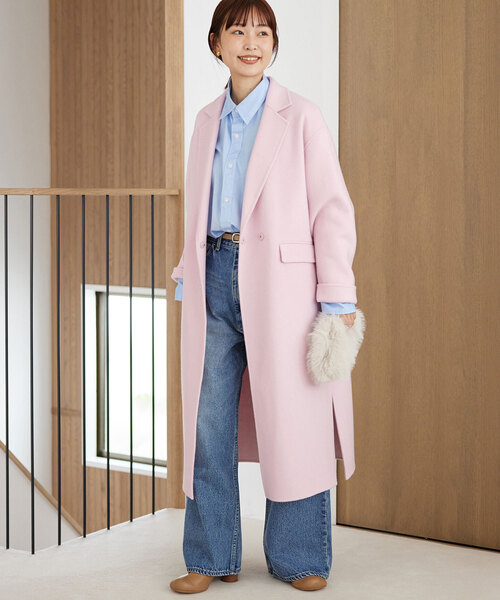 SLOBE IENA（スローブイエナ） チェスターコート 36 ピンク レディース