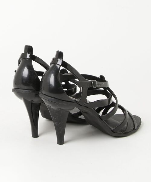 「melissa」 ヒールサンダル 38 ブラック レディース_画像2