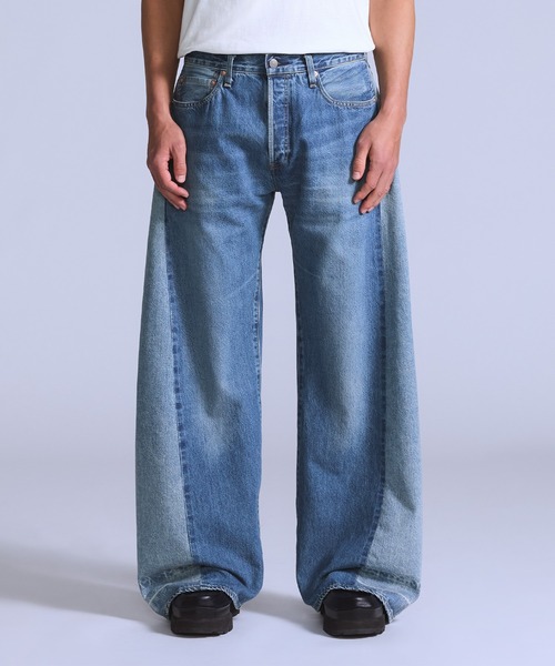 Levi's（リーバイス） ワイドパンツ ジーンズ BLUETAB(TM) CUSTOMIZED