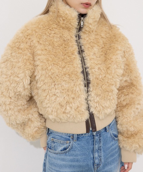 SLY（スライ） ブルゾン FREE ライトベージュ レディース : ZOZOTOWN