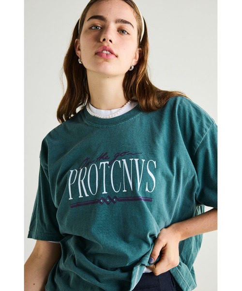「PARROTT CANVAS」 半袖カットソー ONE SIZE ピンク レディース_画像2