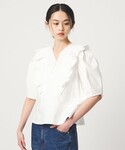 ブラウス シャツ 半袖 「EMMEL REFI...の詳細画像1
