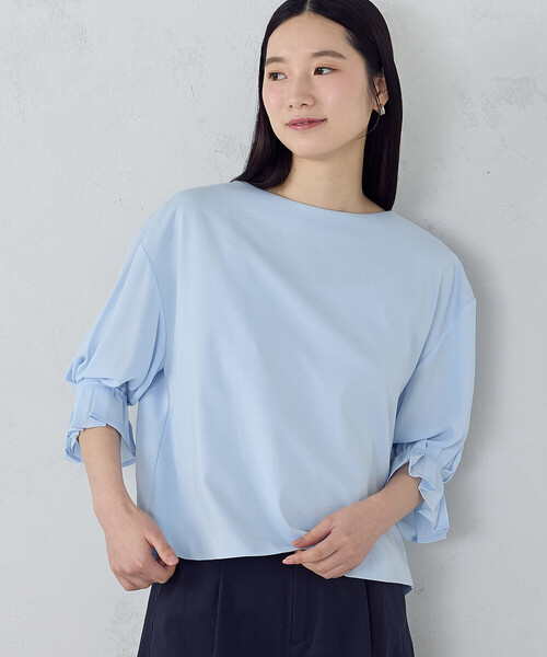 新品 Microwave キャンディスリーブTシャツ COMME CA ISM（コムサイズム） tシャツ 「接触冷感」キャンディ