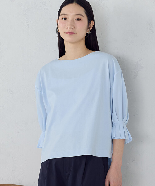 新品 Microwave キャンディスリーブTシャツ COMME CA ISM（コムサイズム） tシャツ 「接触冷感」キャンディ