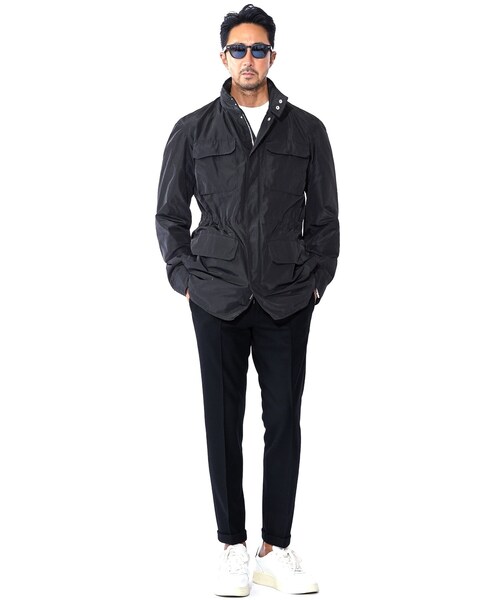 「DRESSTERIOR」 ジャージブルゾン 92 ブラック メンズの画像