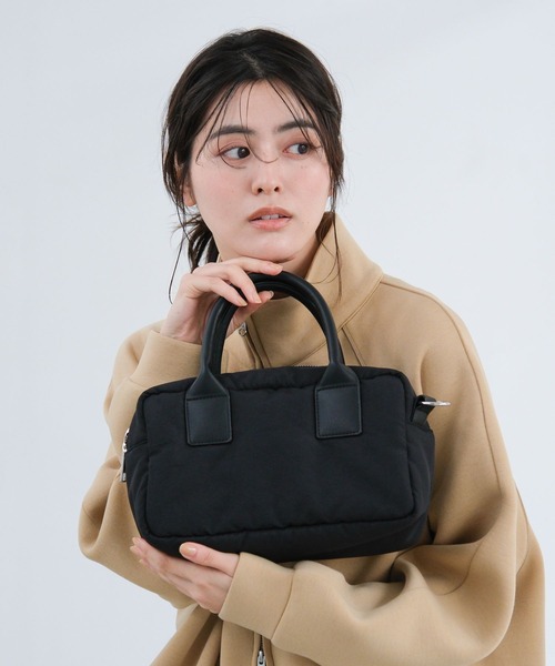 LAKOLE（ラコレ） ボストンバッグ 2WAY横長ミニボストンバッグ