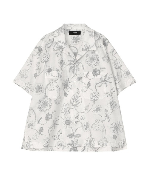 ZUCCa（ズッカ） ブラウス シャツ DRAWING FLOWER PRINT / シャツ 