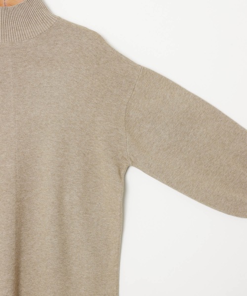 「andme」 「alma design」ニットワンピース M チャコールグレー レディース_画像5