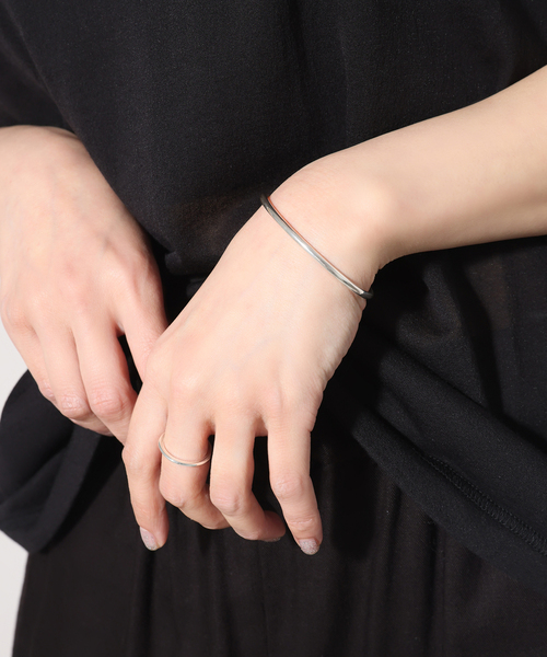 Lilas ブレスレット 「SAMH by LILAS」Cカーブバングル SV レディース