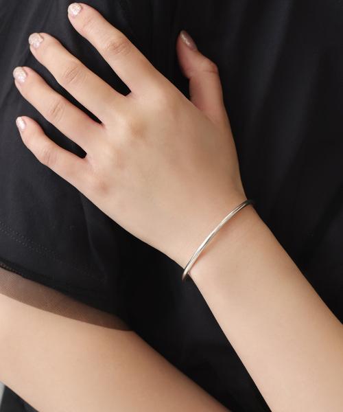 Lilas ブレスレット 「SAMH by LILAS」Cカーブバングル SV レディース