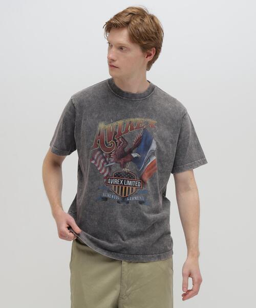 アヴィレックス　S AVIREX（アヴィレックス） tシャツ 「直営店限定」FADE S/S T-SHIRT