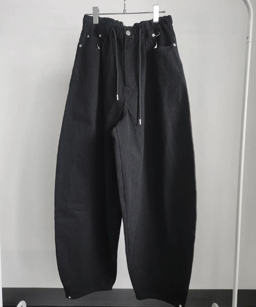 YACA（ヤーカ） ワイドパンツ パンツ Curved Balloon Pants/カーブ