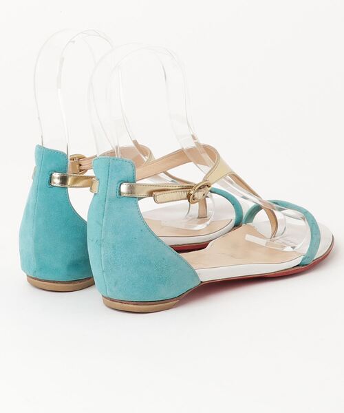 Christian Louboutin トングサンダル 36.5 Christian Louboutin（クリスチャンルブタン） フラットサンダル 36.5