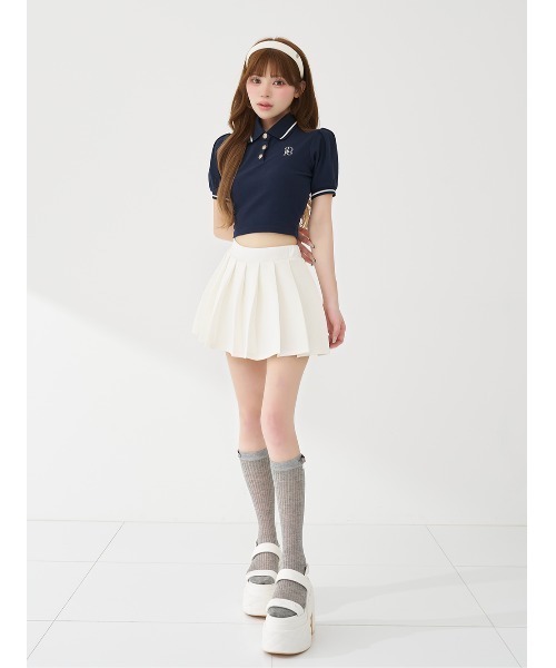 Darich（ダーリッチ） セットアップ ビジューリボンプリーツミニ