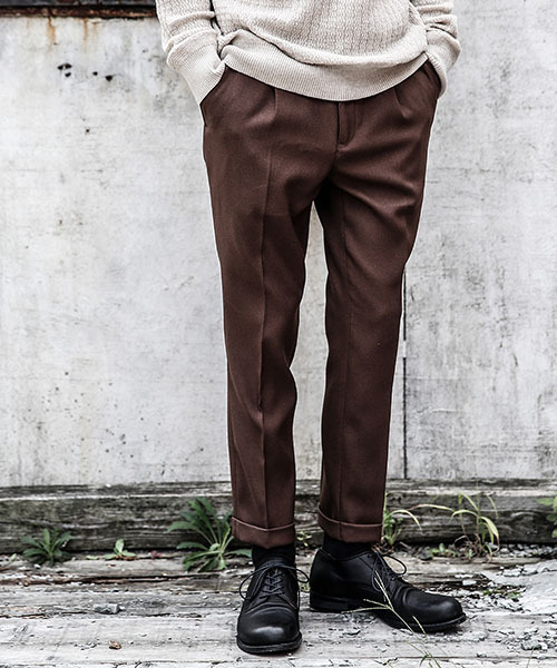 「MR.OLIVE」 スラックス SMALL グレー メンズ_画像4