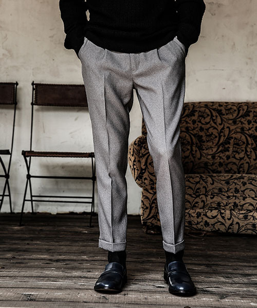 「MR.OLIVE」 スラックス SMALL グレー メンズ_画像5