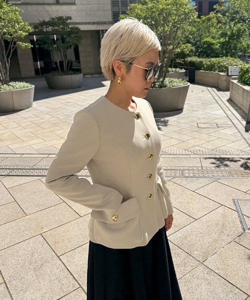 「JENNE」 上衣 MEDIUM 黒いこと レディース