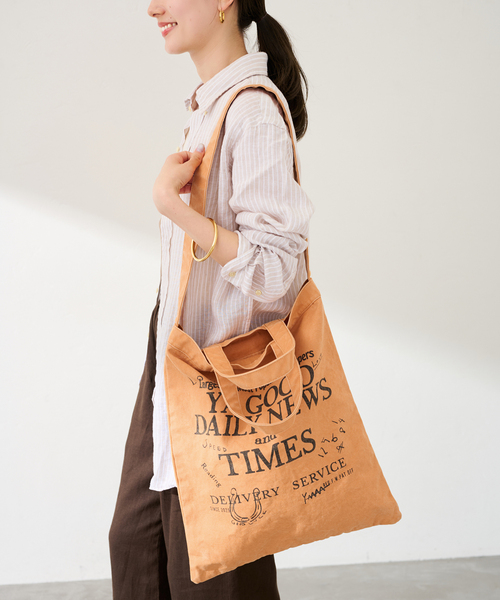 トートバッグ 「WEB限定 / 追加」YA GOOD IDEAS YA GOOD DAILY NEWS TIMES 2 レディースの画像