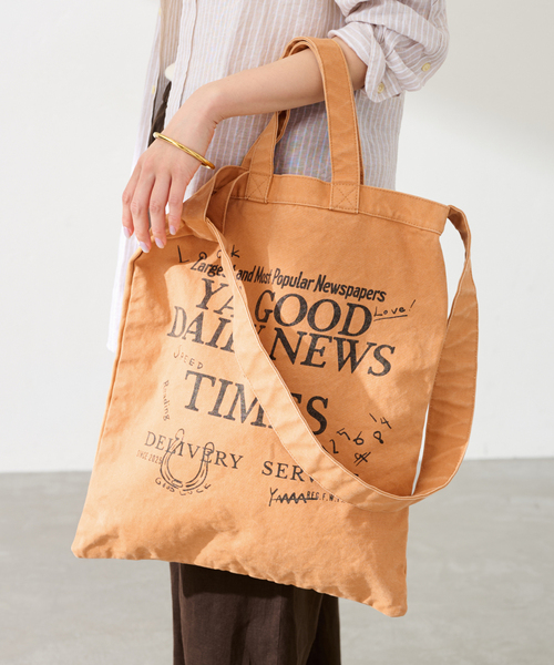 トートバッグ 「WEB限定 / 追加」YA GOOD IDEAS YA GOOD DAILY NEWS TIMES 2 レディースの画像