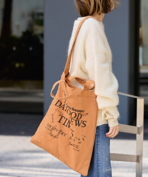 トートバッグ 「WEB限定 / 追加」YA GOOD IDEAS YA GOOD DAILY NEWS TIMES 2 レディースの画像