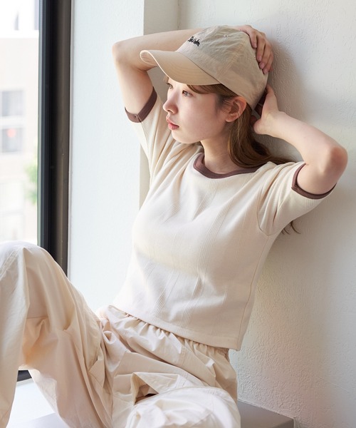 「MILLER」 半袖Tシャツ FREE アイボリー レディース_画像2