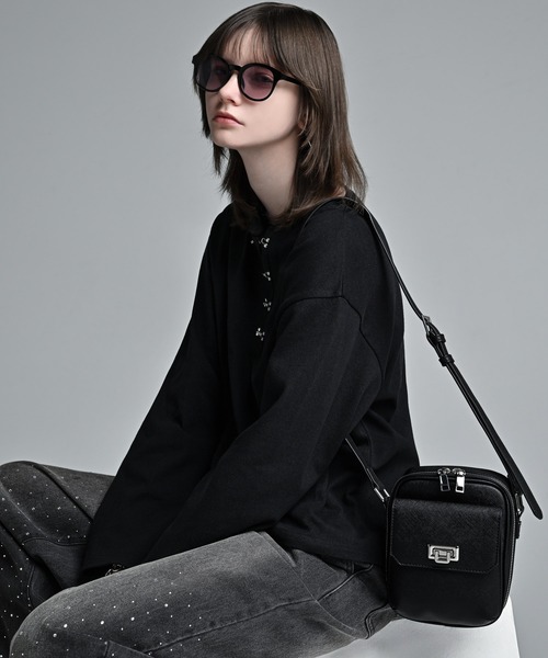 ADRER（アドラー） ショルダーバッグ ミニ Saffiano-Style Mini