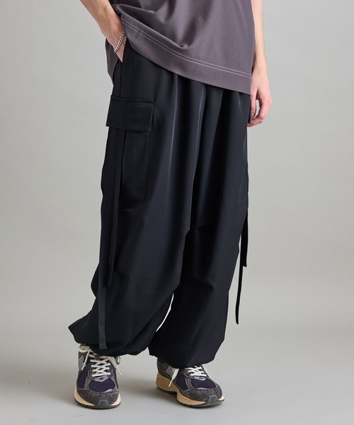 「JUNRED」 カーゴパンツ L ネイビー メンズ_画像3