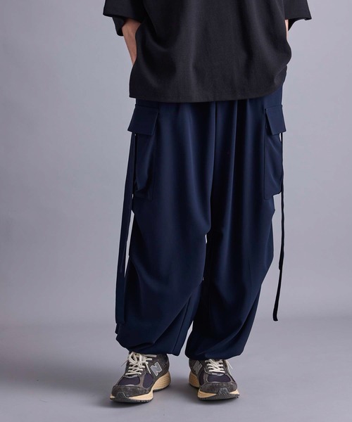 「JUNRED」 カーゴパンツ L ネイビー メンズ_画像5