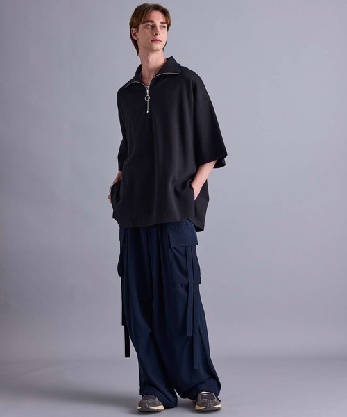 「JUNRED」 カーゴパンツ L ネイビー メンズ_画像9