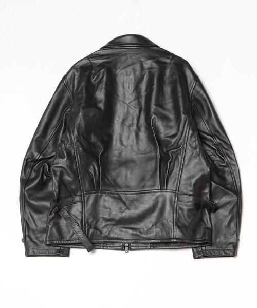 Y-3 ブルゾン アウター LEATHER BLOUSON メンズ : ZOZOTOWN Yahoo!店
