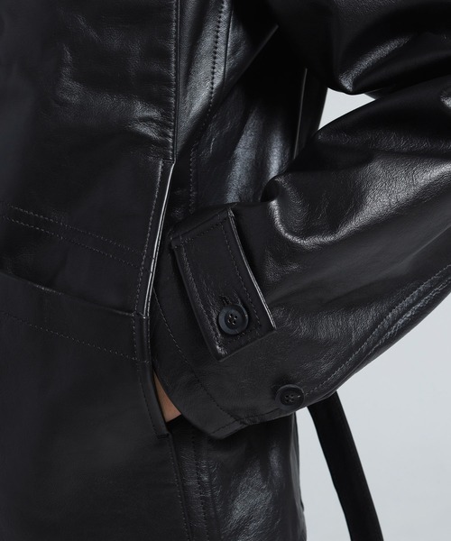 Y-3 ブルゾン アウター LEATHER BLOUSON メンズ : ZOZOTOWN Yahoo!店