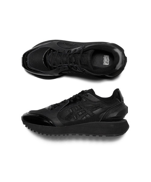 「Onitsuka Tiger」 ローカットスニーカー 28 ブラック×グレー レディース_画像9