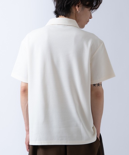 ポロシャツ 半袖 ハーフジップ 半袖シャツ メンズ : ZOZOTOWN Yahoo!店