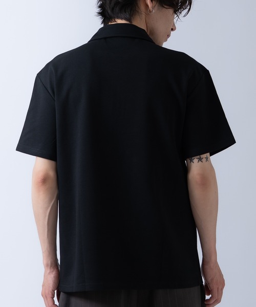 ポロシャツ 半袖 ハーフジップ 半袖シャツ メンズ : ZOZOTOWN Yahoo!店