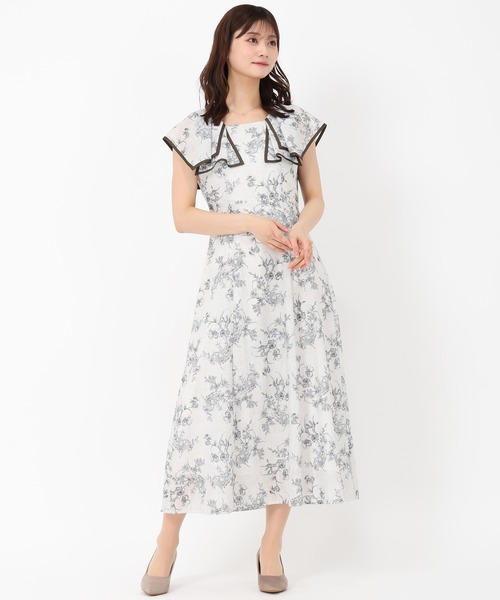 「MISCH MASCH」 ノースリーブワンピース M ベージュ レディース_画像2