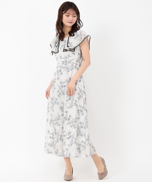 「MISCH MASCH」 ノースリーブワンピース M ベージュ レディース_画像7