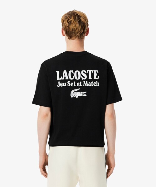 「LACOSTE」 半袖Tシャツ 6 ホワイト メンズ_画像5