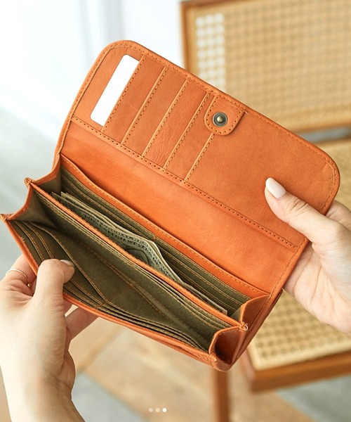 最終値下げ　新品　レディース　 本革　ズッケロ　牛革　　ブラウン　長財布　ガマ口 ズッケロ 長財布 通販 ブランド 財布 レディース 大容量