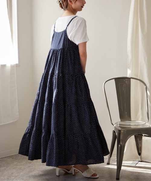 CRAFT STANDARD BOUTIQUE｜インド綿ティアードマキシワンピース