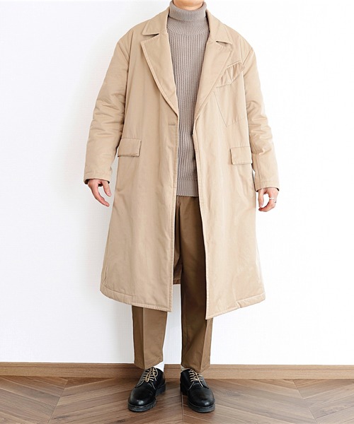 wjk 2019 AW モーターサイクルコート ファーライナー付 ベージュ