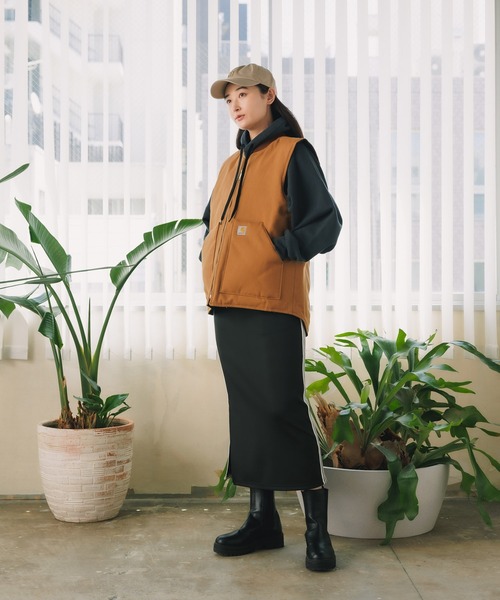 Carhartt ブラック ダウンベスト L Carhartt ダウンベスト ベスト Carhartt/カーハート Relaxed Fit