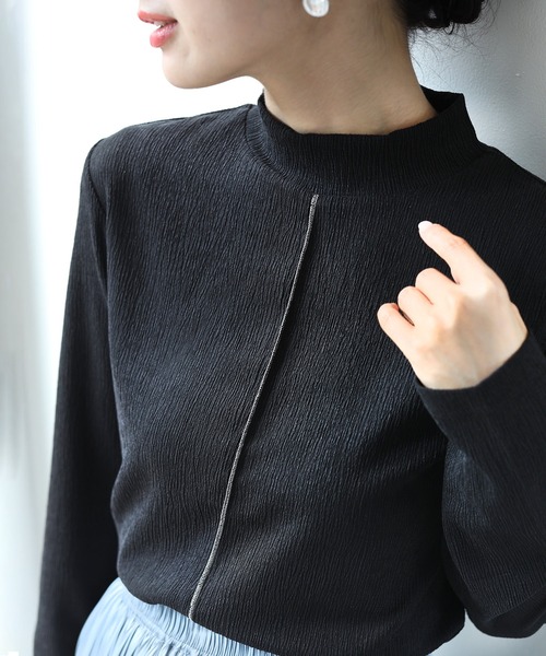 tシャツ 透け過ぎない　ちりめん　インナー  トップス レディース