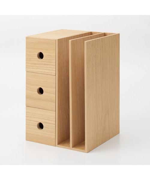 無印良品（MUJI） 収納 木製収納スタンド・A5サイズ 約幅8．4×奥行